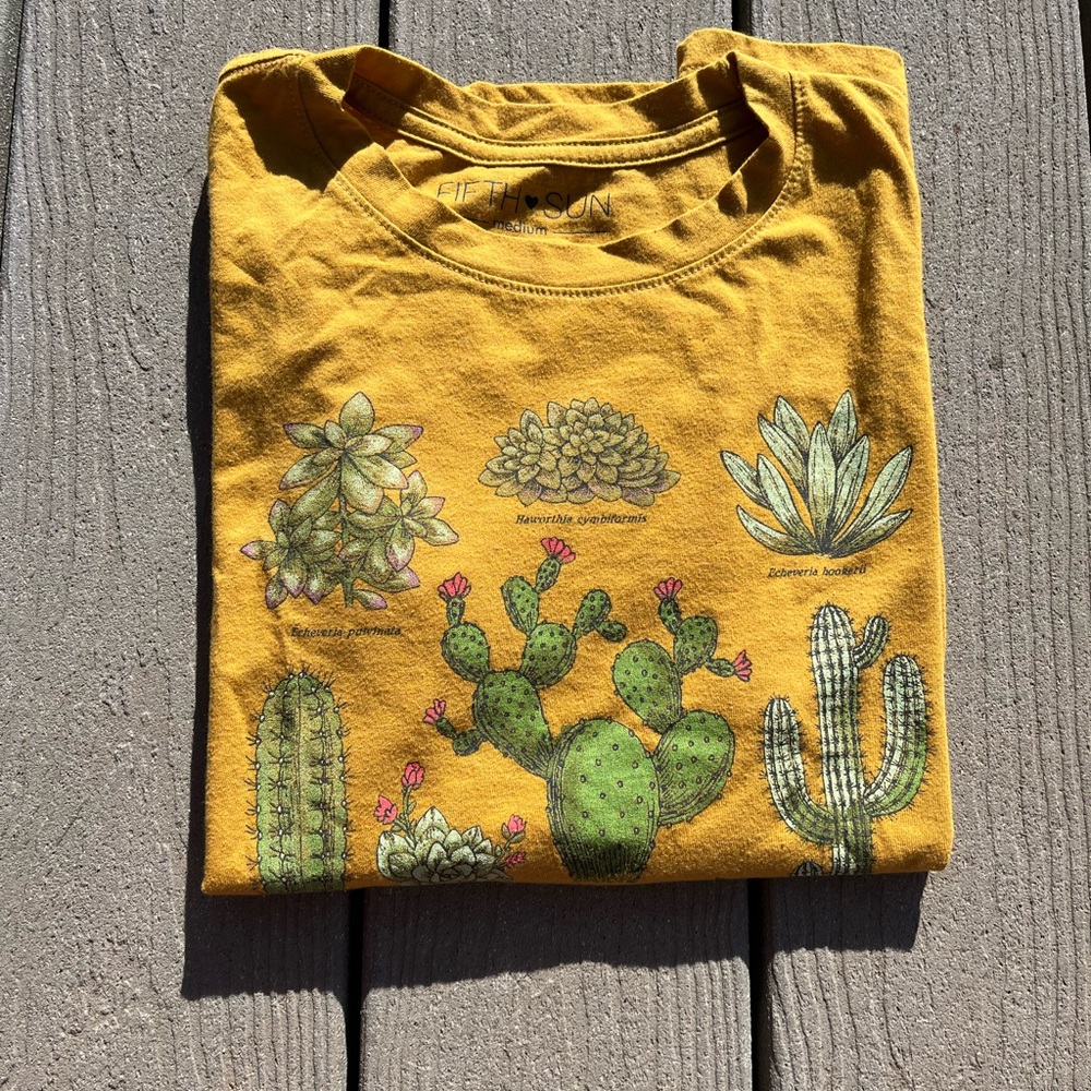 Fifth-Sun cactus t-shirt